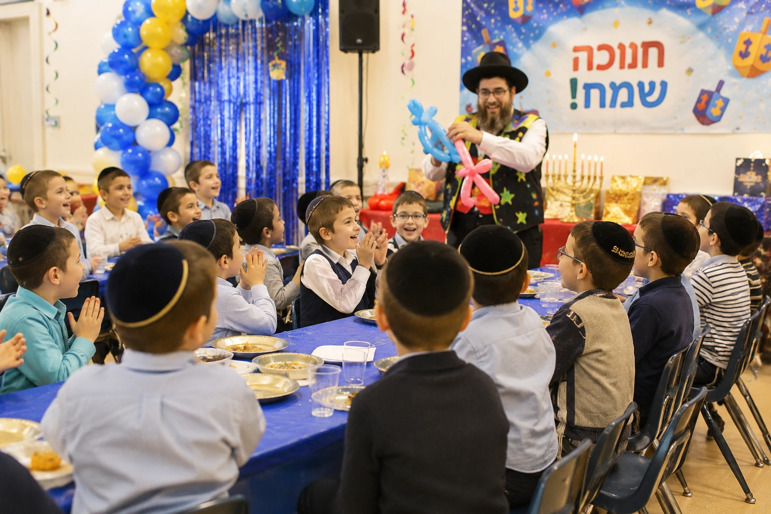 מסיבת חנוכה בבית זה לזה